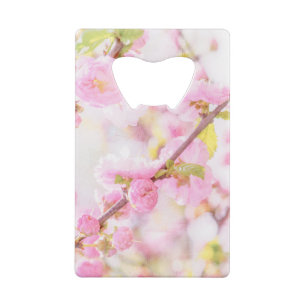 Roze sakura bloemen - Japanse kersbloesem Kredietkaart Flessenopener