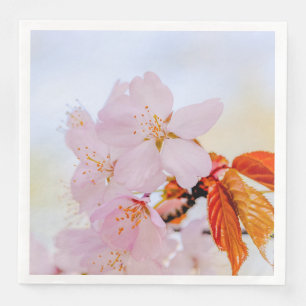 Roze sakura bloemen - Japanse kersbloesem Servetten