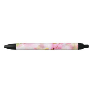 Roze sakura bloemen - Japanse kersbloesem Zwarte Inkt Pen