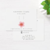Roze Sakura Blossom Haarclip Barrette Display Visitekaartje (Bureau)