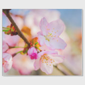 Roze Sakura Flowers. De triomf van het leven Cadeaupapier (Vlak)