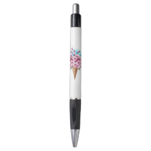 Roze Sakura Ice Cream Waffle Cone Pen