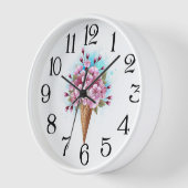 Roze Sakura Ijs Wafel Kegel (Hoek)