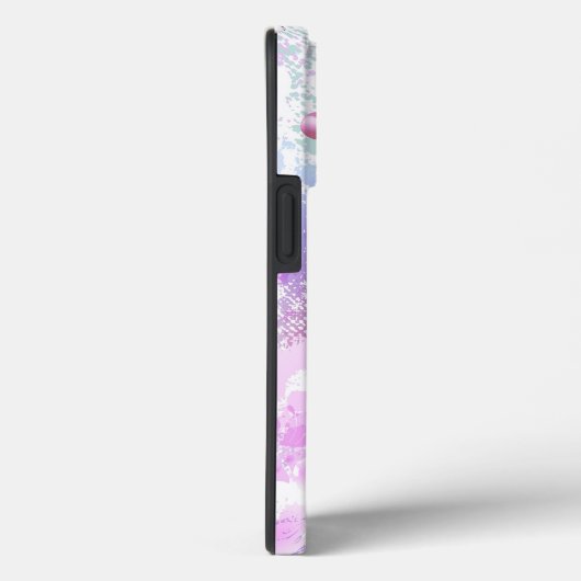 Roze Sakura op geschilderde achtergrond Case-Mate iPhone Case (Achterkant / Rechts)