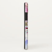 Roze Sakura op geschilderde achtergrond Case-Mate iPhone Case (Achterkant / rechts)