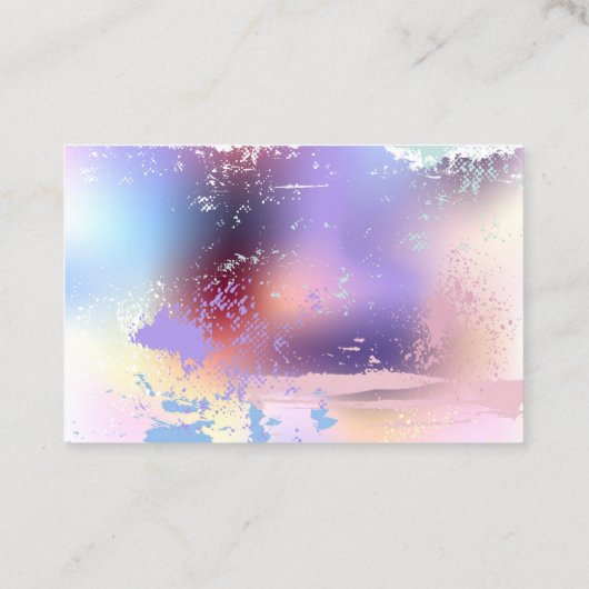 Roze Sakura op het schilderen Achtergrond Afsprakenkaartje (Achterkant)