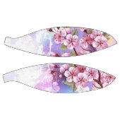 Roze Sakura op het schilderen Achtergrond Basketbal (Panelen)