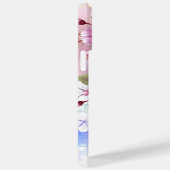 Roze Sakura op het schilderen Achtergrond Case-Mate iPhone Case (Achterkant / Rechts)