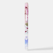 Roze Sakura op het schilderen Achtergrond iPhone Hoesje (Rechterkant)