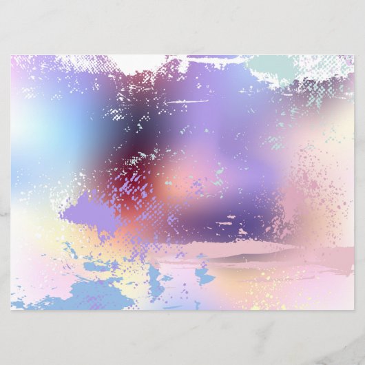 Roze Sakura op het schilderen Achtergrond Menu (Achterkant)