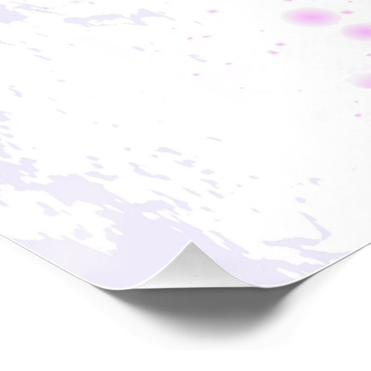 Roze Sakura op het schilderen Achtergrond Perfect Poster (Hoek)