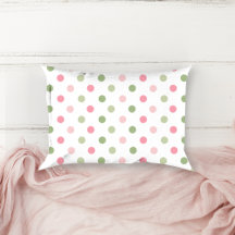 Roze & Saliegroen Pastel Stippen
