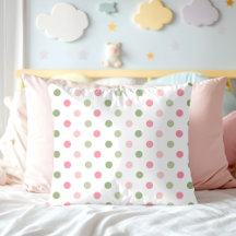 Roze & Saliegroen Pastel Stippen