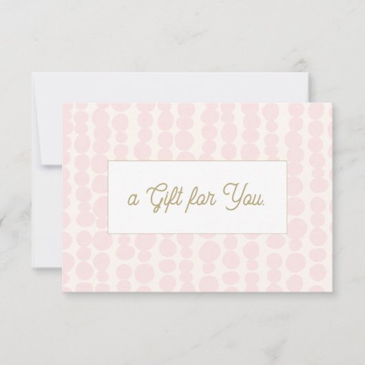 Roze Salon Spa Cadeaubon (Voorkant)