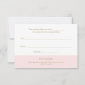 Roze Salon Spa Cadeaubon (Achterkant)