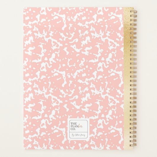 Roze samenstelling planner (Achterkant)