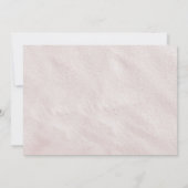 Roze Sandy Beach Seashells Forever in Love Kaart (Achterkant)