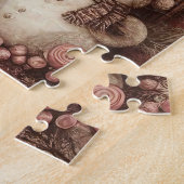 Roze Santa Puzzel Legpuzzel (Zijkant)