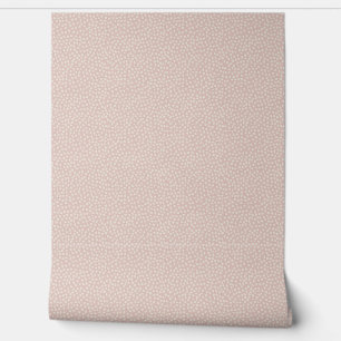 Roze Satijn Dot Patroon Behang