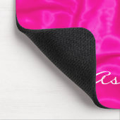 Roze satin - Computer Mousepad Muismat (Hoek)