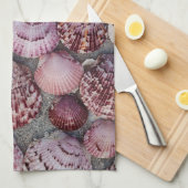  Roze Scallop Keukendoek Theedoek (Quarter Fold)