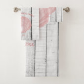Roze  Scallop Shell Bath-handdoekset Bad Handdoek (Insitu)