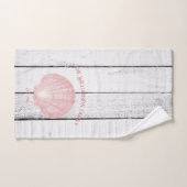 Roze  Scallop Shell Bath-handdoekset Bad Handdoek (Handdoek)
