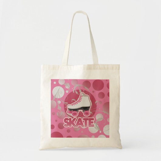 Roze Schaats met roze zwembril, Skin Tote Bag (Voorkant)