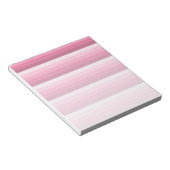 Roze schaduwstrepen notitieblok (Schuin)