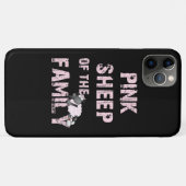 Roze schapen Case-Mate iPhone case (Achterkant (horizontaal))