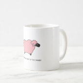 Roze schapen koffiemok (Voorkant rechts)