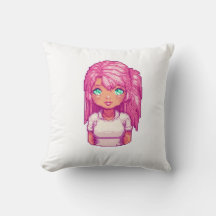 Roze schattig meisje