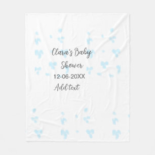 Roze schattige bloem baby shower waterverf moderne fleece deken
