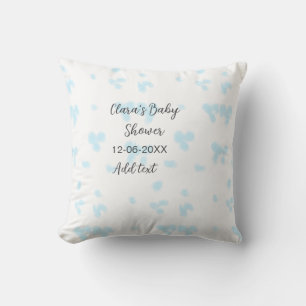 Roze schattige bloem baby shower waterverf moderne kussen