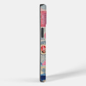 Roze Schattige Trendy Preppy Collage Scrapbook Case-Mate iPhone Case (Achterkant / Rechts)