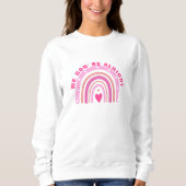 Roze Schattige We Gon' Be Alright Positieve Gezegd Trui (Voorkant)