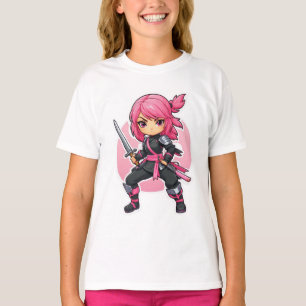 Roze Schattigee kat T-shirt