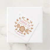 Roze Schattigee peperkoek Kerstkoekjes uitwisselin Bedankjes Labels (In situ)