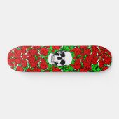 Roze Schedel Skateboard (Horizontaal)