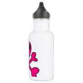 roze schedel waterfles (Rechts)