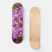 Roze schedels skateboard (Voorkant)
