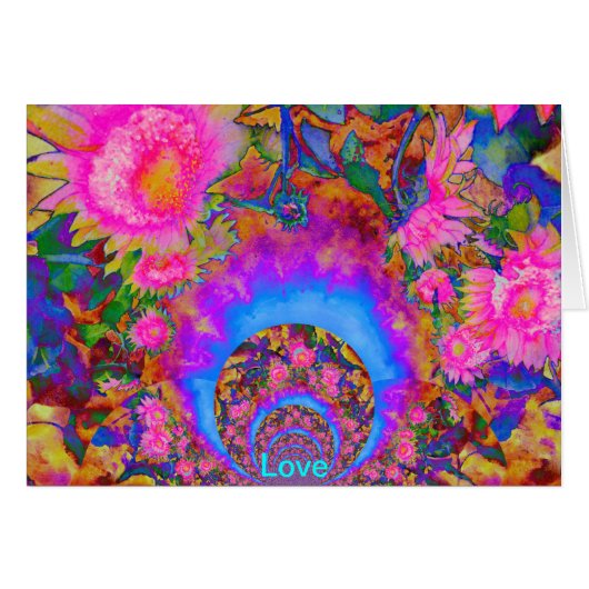 Roze schilderij van abstracte waterverf (Voorkant Horizontaal)