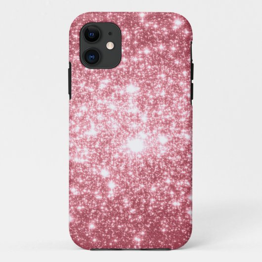 Roze schittering Case-Mate iPhone case (Achterkant)