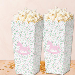 Roze Schommelend Paard Meisje Baby Shower Bedankdoosjes