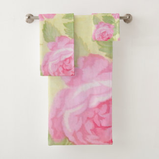 Roze schoonheid bad handdoek