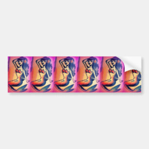 roze schoonheid bumpersticker
