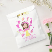 Roze Schoonmaak Huishoudster Dames Cartoon Bedankzakje (Gezegeld)