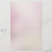 roze schrijfpapier briefpapier (Achterkant)