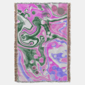 Roze schroefband deken (Voorkant Verticaal)