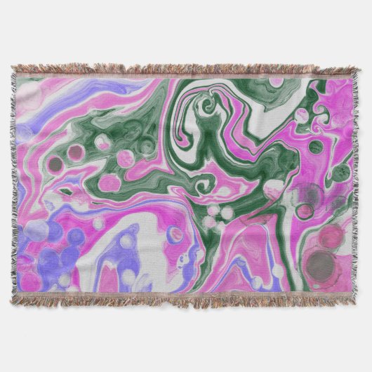 Roze schroefband deken (Voorkant)